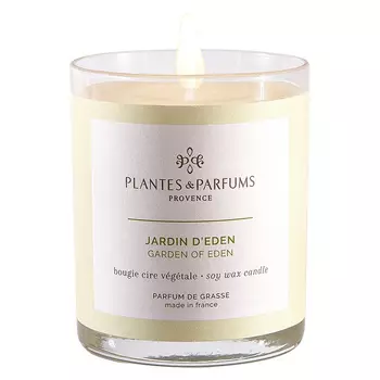 Свеча ароматическая 180 г Plantes et Parfums Сады Эдема