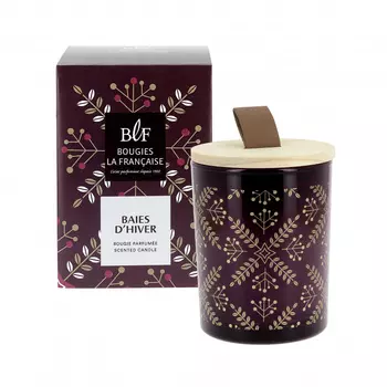 Свеча ароматическая 200 г Bougies la Francaise Заснеженные ягоды