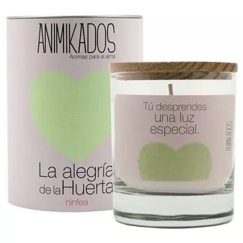 Свеча ароматическая 40 ч Ambientair Animikados Белая кувшинка