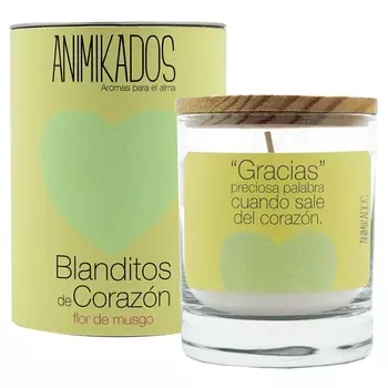 Свеча ароматическая 40 ч Ambientair Animikados Белый мускус