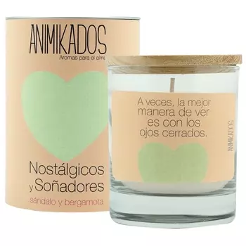 Свеча ароматическая 40 ч Ambientair Animikados Сандал и бергамот