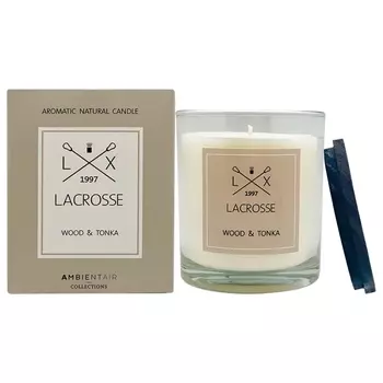 Свеча ароматическая 60 ч Ambientair Lacrosse Дерево и тонка