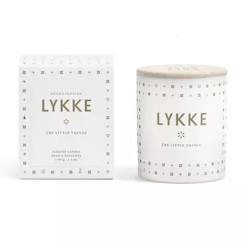 Свеча ароматическая Lykke с крышкой 190 г