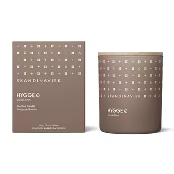 Свеча ароматическая Skandinavisk Hygge с крышкой 200 г