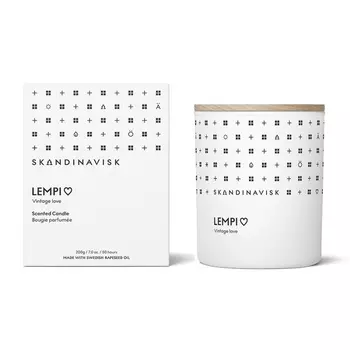 Свеча ароматическая Skandinavisk Lempi с крышкой 200 г