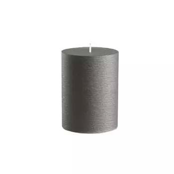 Свеча декоративная парафиновая 7,5 x 10 см Melt тёмно-серый