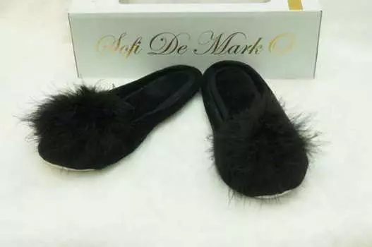 Тапочки №10 (черные) M Женские