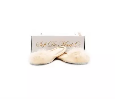 Тапочки №10 (свет.персик) M Женские