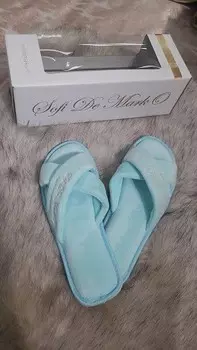 Тапочки №5 (голубые) L Женские