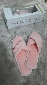 Тапочки №5 (пудра) S Женские