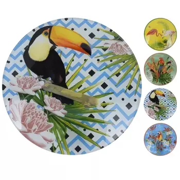 Тарелка 21 см Excellent Houseware Тропики в ассортименте