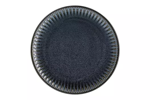 Тарелка 21 см Home & Style Black Kitchen