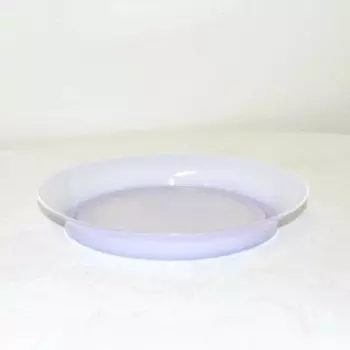 Тарелка декоративная 21 см Nina Glass Монтана фиолетовый