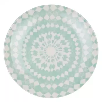 Тарелка десертная 19,5 см Tognana Metropolis Gipsy Soft azzurro