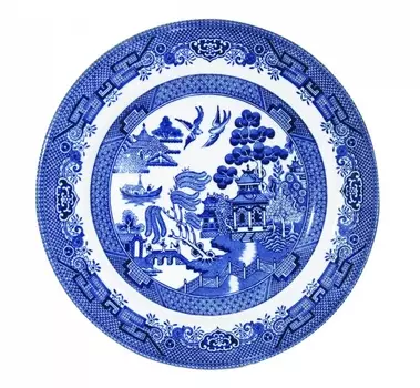 Тарелка десертная 20 см Churchill Голубая ива
