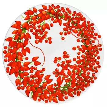 Тарелка десертная 23 см Taitu Fil Rouge Bacche