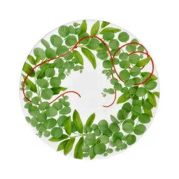 Тарелка десертная 23 см Taitu Fil Rouge Foglie