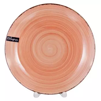 Тарелка десертная Elrington Аэрограф Персик, 19 см