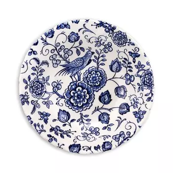 Тарелка для каши 15,5 см Churchill Нанкин белый фон