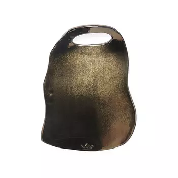 Тарелка для сервировки 31 х 22 см Dutchdeluxes Ted платиновый