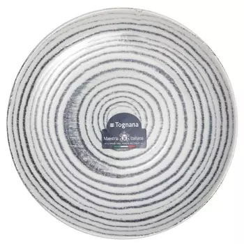 Тарелка обеденная 25,5 см Tognana Coupe Goblin Grigio