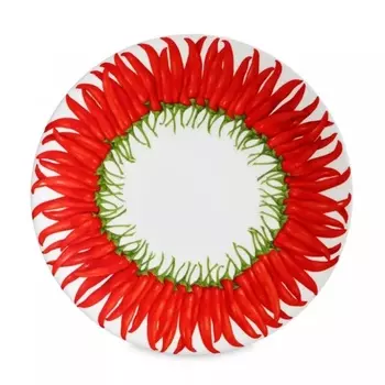 Тарелка обеденная 28 см Taitu Sun Red