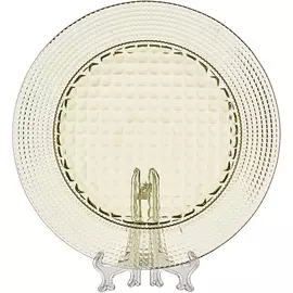 Тарелка обеденная 22 см Magia Gusto Royal Drops оливковый