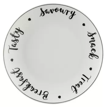 Тарелка Price &amp; Kensington Carnaby Script 21 см