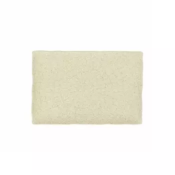 Тарелка прямоугольная Tognana Vulcania Salento 23х15 см бежевый