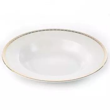 Тарелка суповая 22 см Zarin Iran Riva Gold