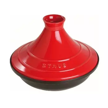 Тажин 2 л Staub чёрный-вишнёвый