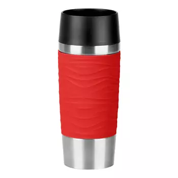 Термокружка 360 мл Emsa Travel Mug Wave красный