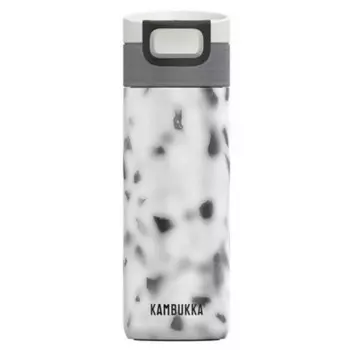 Термокружка 500 мл Kambukka Etna чёрно-белая