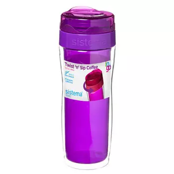 Термокружка для кофе 490 мл Sistema To-Go фиолетовый