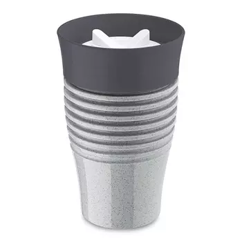 Термокружка Safe to Go organic 400 мл серая