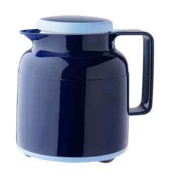 Термос-чайник 1 л Helios Wash Pro S+ синий