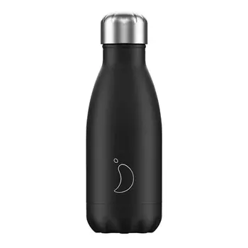 Термос Chilly's Bottles monochrome 260 мл black