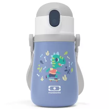 Термос детский 360 мл Monbento Stram blue dino