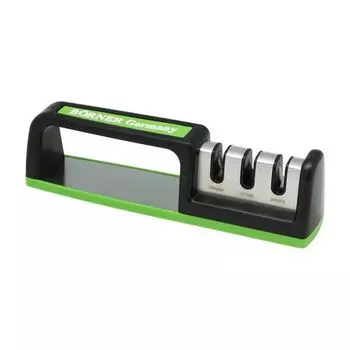 Точилка для ножей трёхзонная настольная Borner