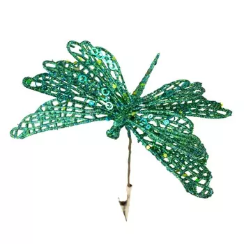 Украшение Азалия Стрекоза зелёный