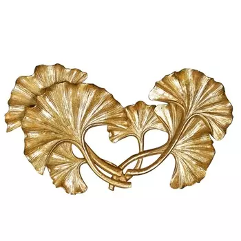 Украшение настенное Kersten BV Ginkgo золотистый