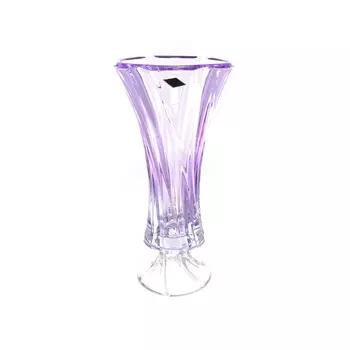 Ваза Aurum Crystal Oklahoma фиолетовый