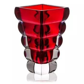 Ваза хрустальная 25 см Roga?ka Adria красный