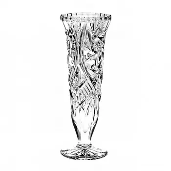 Ваза хрустальная 21 см Crystal Bohemia Pinwheel