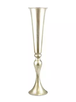 Ваза-кубок 56,5 см Азалия серебряный