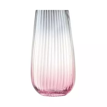 Ваза 28 см LSA International Dusk розовый-серый