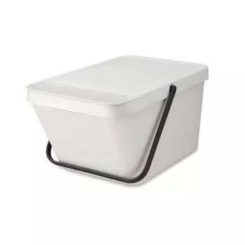 Ведро для мусора 20 л Brabantia Sort & Go Stackable светло-серый