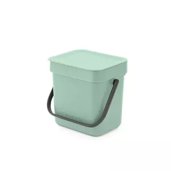 Ведро для мусора 3 л Brabantia Sort & Go мятно-голубой