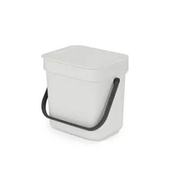 Ведро для мусора 3 л Brabantia Sort & Go светло-серый