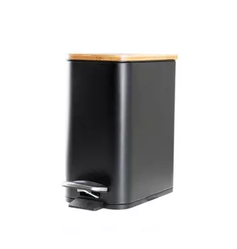 Ведро для мусора 5 л Ridder Amara чёрный матовый